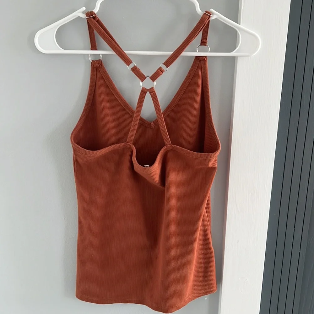 Gilded Intent Raceback Ribbed Tank Top Large - Picture 4 of 6